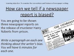 It is the basic facts of a story that is currently happening or that just happened. Newspaper Report Newspaper Writing Learning Objective To Examine