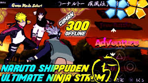 Naruto Ultimate Ninja Strom 5 Ppsspp Cso Android Emulator Offline Youtube