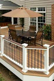 The Layout Of A Personalized Deck Railing Is A Wonderful Location To Reveal Style In Your Custom Made Deck Ra Deck Designs Backyard Building A Deck Deck Design