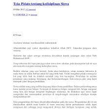 Namun, banyak dari kita mengeluh ketika haus menjalani kehidupan disiplin. Contoh Pidato Tentang Disiplin