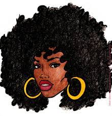 black culture natural hair art afrocentric art afro art