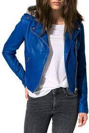 Lamarque Holy Leather Biker Jacket W Removable Hood Leather Jacket Men Style Casual Leather Jacket Biker Jacket