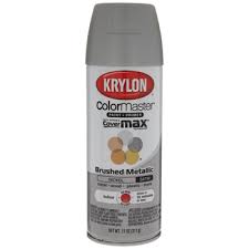 Nickel Krylon Colormaster Brushed Metallic Spray Paint Primer Hobby Lobby 1356