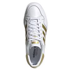 Großer online shop für schuhe vieler bekannter marken. Adidas Originals Team Court W Damen Sneaker Weiss Gold Ef6058 Schuhroom De