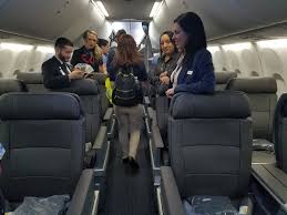 Fiji airways boeing 737 max 8 business class cabin. Boeing 737 Max Inaugural Flight What American S New No Legroom Plane Is Really Like View From The Wing