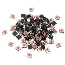 100pcs 5 Pin Tactile Push Button Switch Tact Switch 6 X 6 X 3 1mm Smd Tact Switch Diy Kits Tactile