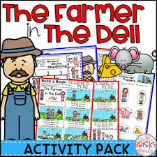 Answer to the question q4: Nursery Rhymes Preschool The Farmer In The Dell Nursery Rhyme Sequencing