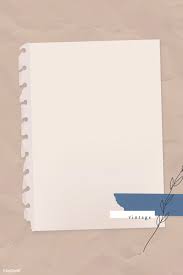 Download Premium Vector Of Blank Ripped Paper With Washi Tape Template Note Paper Instagram Frame Template Paper Template