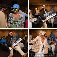 Funny Bridal Party Grand Entrance They Entered To The Song Thrift Shop With Their Best Bridal Party Entrance Song Fun Bridal Party Wedding Introduction Songs