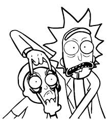 Rick And Morty Coloring Page Funny Rick And Morty Coloring Page Funny Rick And Morty Coloring Rick And Morty Drawing Doodle Art Drawing Art Sketches Doodles