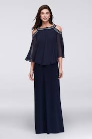 Cold Shoulder Capelet Dress With Beading David S Bridal Capelet Dress Bride Dress Wedding Dress Capelet