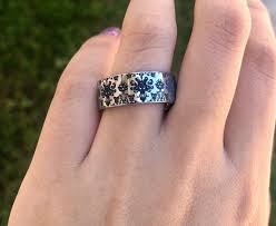 Disney Haunted Mansion Ring Disney Wedding Ring Mickey Mouse Engagement Ring Haunted Mansion Wedding In 2020 Disney Wedding Rings Mens Wedding Bands Disney Wedding