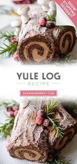 Yule Log Recipe In 2021 Chocolate Yule Log Recipe Yule Log Recipe Yule Log Cake Recipe