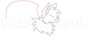 Anime wolf with wings coloring pages template. Winged Anime Wolf Head Coloring Page Trace Drawing