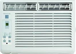 Window mounted air conditioners from frigidaire come in a variety of types and sizes. Amazon Com Frigidaire 5 000 Btu 115v Window Mounted Mini Compact Full Function Remote Control Air Conditioner 5000 White Home Kitchen