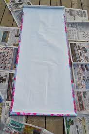 Make A No Sew Fabric Covered Roller Shade The Diy Mommy Diy Window Shades Roller Blinds Diy Roller Shades Diy