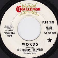 Words / Spinach by The Boston Tea Party (Single; Challenge; 59368):  Reviews, Ratings, Credits, Song list - Rate Your Music