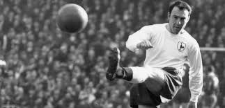 Man on the ball in this picture is jimmy greaves of tottenham hotspurs. Jimmy Greaves Tottenham Hotspur