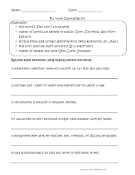Fun With Capitalization Worksheets Capitalization Worksheets Grammar Worksheets Free Grammar Worksheet