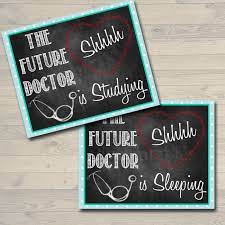 Doctor Student Door Signs Printable Dorm Room Door Sign Medical Student Doctor Gifts College Doctor Sleeping Studying Dorm Room Doors Bedroom Door Signs Door Decorations College