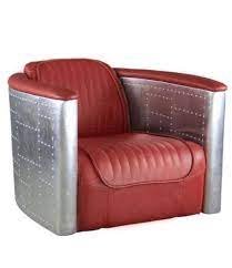 aviator chair arne jacobsen vintage red leather aluminium spitfire aviation furniture chair club armchair