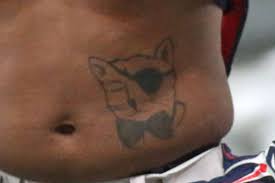Maybe you would like to learn more about one of these? Ole Miss De Charles Wiley Has A Tattoo Of A 1 Eyed Cat Wearing A Bowtie Red Cup Rebellion