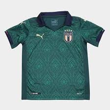 Camisa da seleção italia oficial 2020/21 a pronta entrega. Camisa Selecao Italia Third Infantil 19 20 S NÂº Torcedor Puma Verde Azul Allianz Parque Shop
