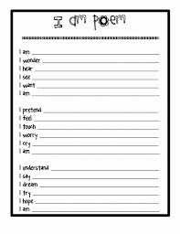 I Am Poem Worksheet Beautiful I Am Poem Template Pdf School Pinterest In 2020 Poem Template I Am Poem I Am Poem Template