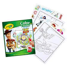 Colors appear only on special color wonder paper, not on skin, clothing, or carpets! Crayola Toy Story 4 Coloring Pages Stickers Kids At Home Activities Gift For Kids Age 3 4 5 6 7 Pricepulse