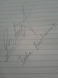 Tanda tangan berawalan huruf n. Tanda Tangan Ka Indra Tanda Tangan