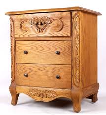 Versailles Oakwood Interior End Table Set 2