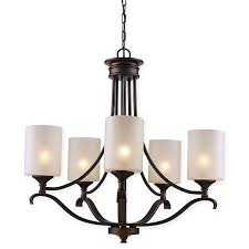 Globe electric sansa 5 light 17 wide cage chandelier model: Bel Air Lighting Ballard Chandelier Bed Bath Beyond