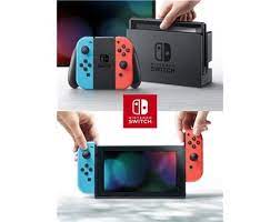 Nintendo Switch Console With Neon Blue And Neon Red Joy Con For Nintendo Switch Gamestop Nintendo Switch Neon Blue Nintendo