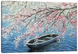 Besides looking at www.foodgawker.com, i also frequent at www.craftgawker.com. Cherry Blossoms Canvas Art Icanvas