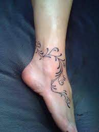 The design simply swirls through the contours of your ankle to the side of your foot and then towards your toe, tracing the foot and ankle tattoo designs are in vogue. Love It Ankle Tattoo Designs Ankle Tattoos For Women Foot Tattoos