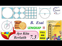 Mohon maaf jika ada kesalahan yang terdapat pada jawaban. Ayo Kita Berlatih 7 3 Kelas 8 Semester 2 Essay Lingkaran Matematika Buku Paket Bse Halaman 93 Youtube
