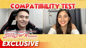 Four sisters before the wedding will be added to the streaming giant's selection on friday, april 16 the film stars charlie dizon, alexa ilacad, gillian vicencio, and belle mariano, who play the younger versions of teddie, bobbie, alex, and gabbie. Compatibility Test Charlie Dizon And Jameson Blake Four Sisters Before The Wedding Youtube