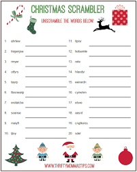 This one is a crossword that uses decorations for clues. Christmas Scrambler Free Word Game Puzzle Thrifty Mommas Tips Printable Christmas Games Christmas Games For Adults Free Christmas Games
