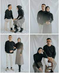 Inspirasi foto prewedding indoor bertemakan baju adat daerah kian banyak. Simple And Casual Pre Wedding Foto Pernikahan Lucu Foto Perkawinan Pose Perkawinan