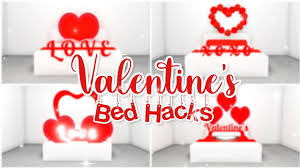 Redeeming codes on adopt me is very easy. Adopt Me Valentines Day 2021 Bed Hacks Speed Build Adopt Me Building Hacks Adopt Me Roblox Youtube