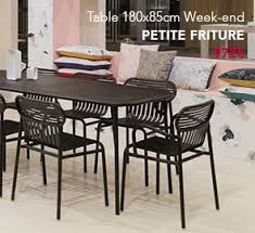 table tableweekend petitefriture mobilierdejardin outdoor design mobilier mobilier jardin meuble