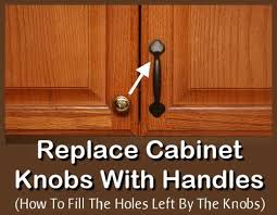 replace cabinet s with handles