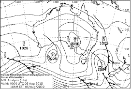 Winter Synoptic Weather Map Interpreting The Mean Sea Level Pressure (Mslp) Analysis