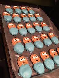 Baby Shower Or Gender Reveal Party Nutter Butter Cookies Diy Boy Baby Shower Food Baby Shower Cookies Baby Shower Desserts