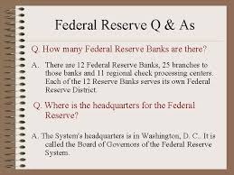 The government of the united states owns the federal reserve. Objectives Students Will Learn What A Bank Is