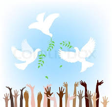 All People Look For Peace Stock Vector Colourbox