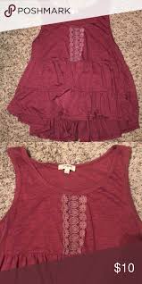 Light Maroon Shirt Size Medium Brand New Brand New Size Medium Soft Tank Top Umgee Tops Tank Tops Maroon Shirts Shirt Size Brand New