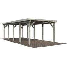 Palmako karl 18 x 24 ft carport. Doppelcarport Palmako Karl 40 6 M 600 X 762 Cm Tauchgrundiert Grau Bei Hornbach Kaufen