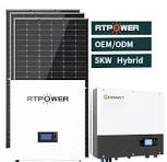 Kustom Sistem Tenaga Surya Off Grid 2kw 3kw 5kw 6kw 8kw 9kw 10kw 12kw 14kw  15kw Sistem Fotovoltaik