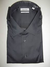 Calvin Klein Big Tall No Iron Carbon Black Dress Shirt Mens 3x 19 19 5 35 36 Black Dress Shirt Men Mens Shirt Dress Black Shirt Dress